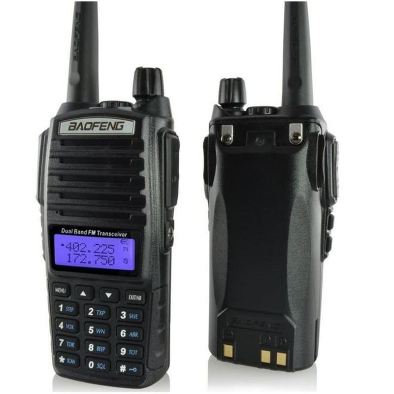 220g Nero UV82 8W BAOFENG Dual Band 2 Way Walkie Talkie UV-82 e Radio più venduto